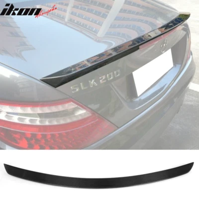 Fits 11-13 Benz R172 SLK Class AMG Trunk Spoiler Carbon Fiber CF - Image 1 of 4