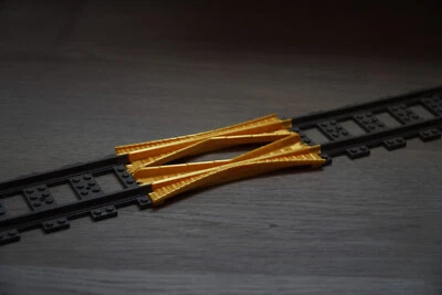 Train ReRailer for Lego Tracks (L Gauge) MADE IN USA by myself! [GOLD] - Image 1 of 4