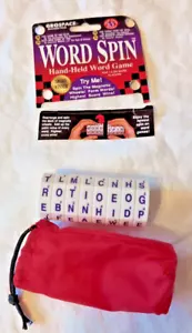 Vintage 2006 Word Spin Hand Held Game Brain Teaser Puzzle Mind GeoSpace - Picture 1 of 4