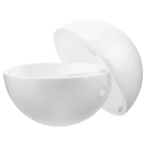 Smooth Round Foam Ball Unpainted Round Ball DIY Craft Decoration Ball Blank Ball - Picture 1 of 12