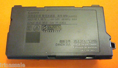 ADAPTADOR CANON AC K30352 24 V 0,63 A PARA TS3122 MG2522 MG2525 MG2920 MG2922 I5,3 Foto 1 de 4
