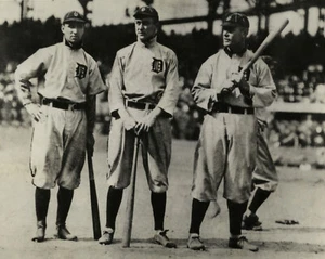 Sam Crawford Ty Cobb 8X10 Foto Bild Bild Baseball HOF Detroit Tigers #11 - Bild 1 von 1