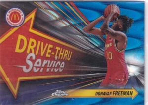 2024 Topps Chrome McDonalds All-American DTS-VAD Donavan Freeman Blue Raywave - Bild 1 von 2