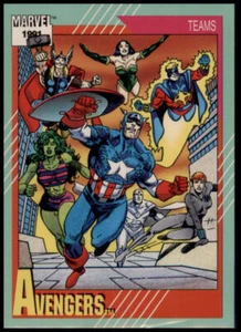 1991 Impel Marvel Universe II #151 The Avengers - Picture 1 of 2