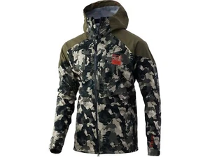 Huk Men's Icon X Superior 3 Layer Rain Jacket (Hunt Club Camo) (Medium) - Picture 1 of 2