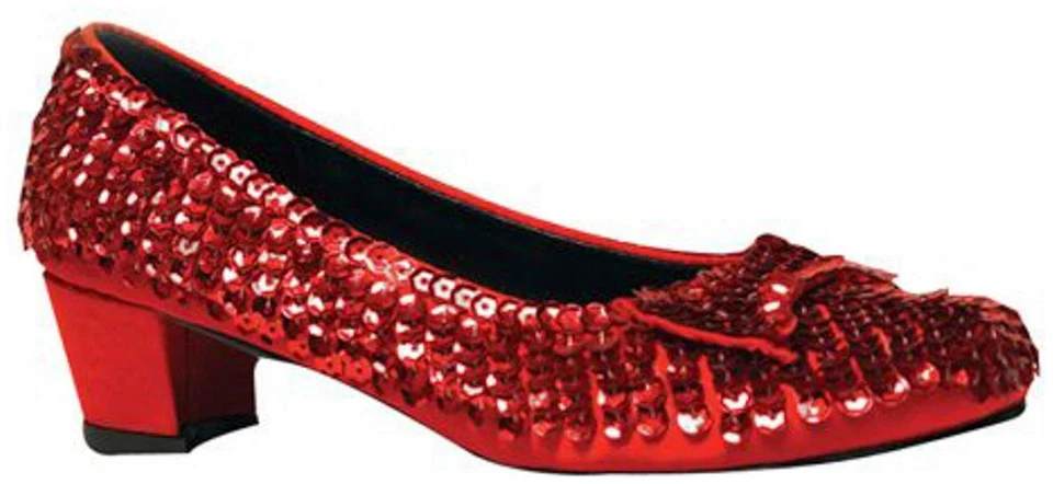 Zapatos para niños Dorothy (lentejuelas rojas) - Rubí Foto 1 de 1