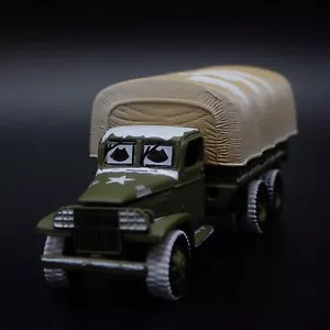Coreano Guerra GMC Cckw 2.5 Tonnellate 6X6 Camion Militare Neve 1:87 Scala Auto - Foto 1 di 7