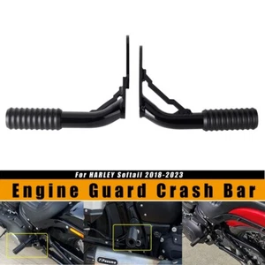 Highway Engine Guard Crash Bar Passenger Peg For Harley Softail Street Bob 2018+ - Picture 1 of 12