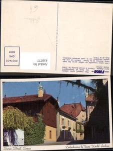 430777,Reklame TWA Trans World Airline Swiss Street Scene - Picture 1 of 1