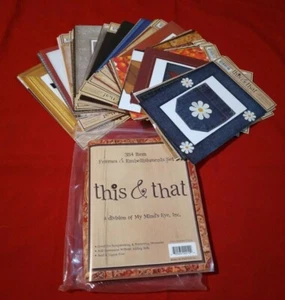 MME This & That 354 Artikel Rahmen & Verzierungen Set Basteln Scrapbooking ✞ - Bild 1 von 6