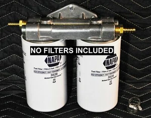 Dual Diesel Fuel Remote Mount, 3/8” Hose Fittings, NO Filters NAPA GOLD 3528 - Picture 1 of 3