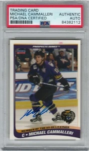 PSA/DNA Authentic 2006 Choice Marketing Prospects Michael Cammalleri Auto Card - Picture 1 of 1