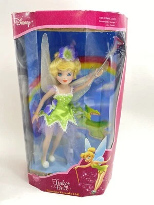 Muñeca de porcelana Tinker Bell de latón Disney 16 pulgadas nueva en caja 2003 retirada Foto 1 de 4