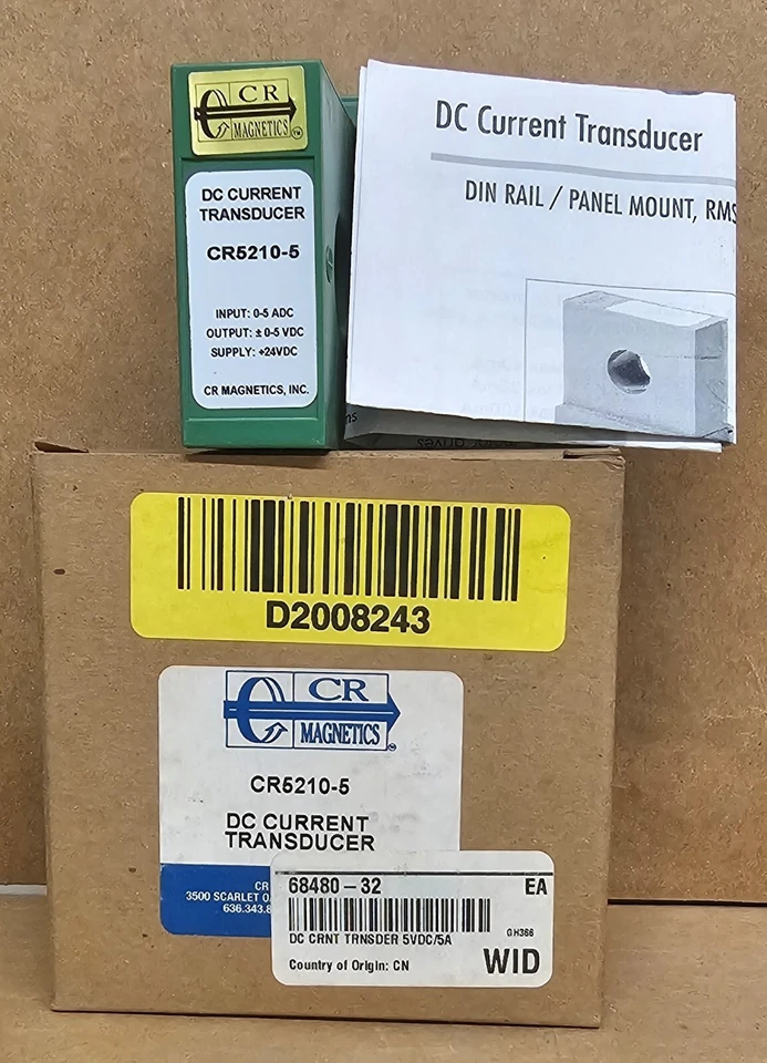 CR Magnetics CR5210-5 DC Current Transducer - Image 1 of 4