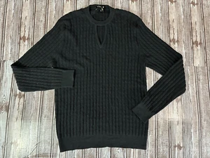 Fendi 100% Wolle Strick Girocollo Farbe Noir Gr. 48 Neu ohne Etikett - Bild 1 von 7