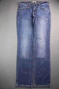 Levi's 505 Damenjeans gerades Bein mittlere Waschung Stretch Größe 12 (Msr 31x31) - Bild 1 von 8