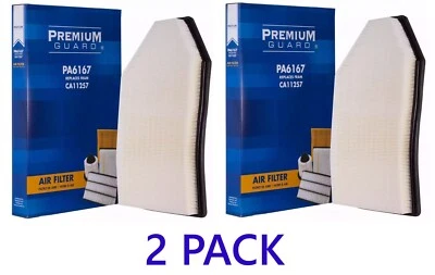 PACK de 2 filtros de aire protector premium PA6167 para Dodge Challenger Charger Chrysler 300 Foto 1 de 2