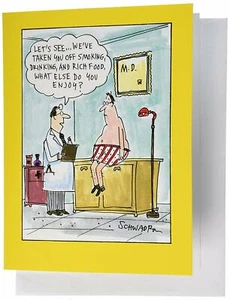 What Else You Enjoy' Jumbo Get Well Card with Envelope 8.5 x 11 Inch - Picture 1 of 6