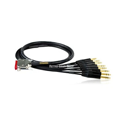 Mogami Gold DB25 TRS 2ft Cable 2 foot 1/4" - Image 1 of 2
