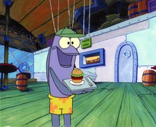 New ListingAnimation Art Emporium Presents Original SpongeBob Production Cel Krabbie Patty