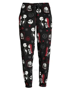 Womens The Nightmare Before Christmas Pajama Pants Size M-3X Plus Joggers Disney - Picture 1 of 4
