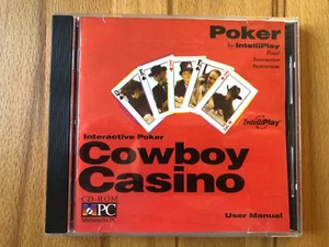CD-ROM POKER POKER interattivo vintage casinò cowboy - Foto 1 di 4