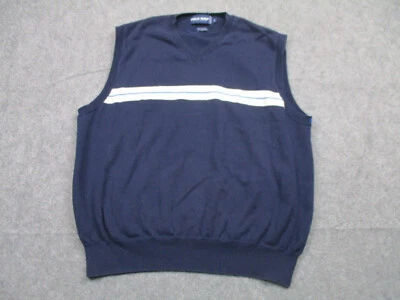 Мужской большой синий пуловер Ralph Lauren с V-образным вырезом свитер поло для гольфа - Изображение 1 из 4