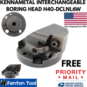 KENNAMETAL INTERCHANGEABLE BORING HEAD Insert Porting indexable H40-DCLNL6W oxid - Picture 1 of 12