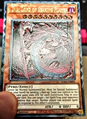 Yu-Gi-Oh! Ultimate Rare Style Uria, Lord Of Searing Flames - Image 1 of 3