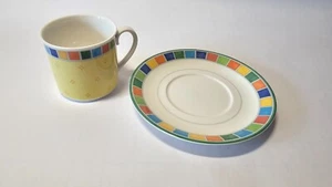 Villeroy und Boch Twist Alea Limone - Kaffeetasse 0,2l mit Untertasse 14,8 cm - Bild 1 von 1