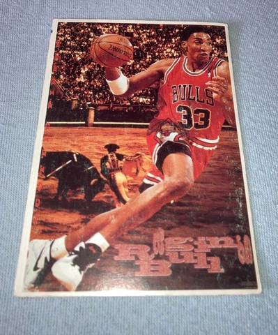 Scottie Pippen Chicago Bulls old Yugoslavian postcard Cover