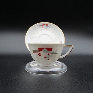 Vintage Richard Ginori Demitasse Expresso Tasse und Untertasse frühe Marke Italien - Bild 1 von 12