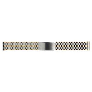 Uhrenarmband Metall in Silber/Gold von Eulit/Stalux - 18-20 mm - Ersatz-Armband - Bild 1 von 2