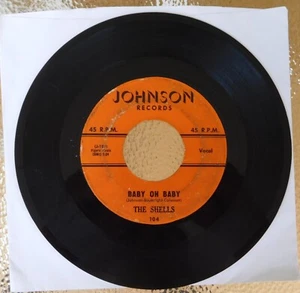 Shells 45 RPM Record-Baby Oh Baby - Imagen 1 de 2