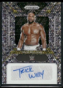 2024 Prizm WWE Trick Williams #SS-TWI Sensational Signatures Under Card - Picture 1 of 2