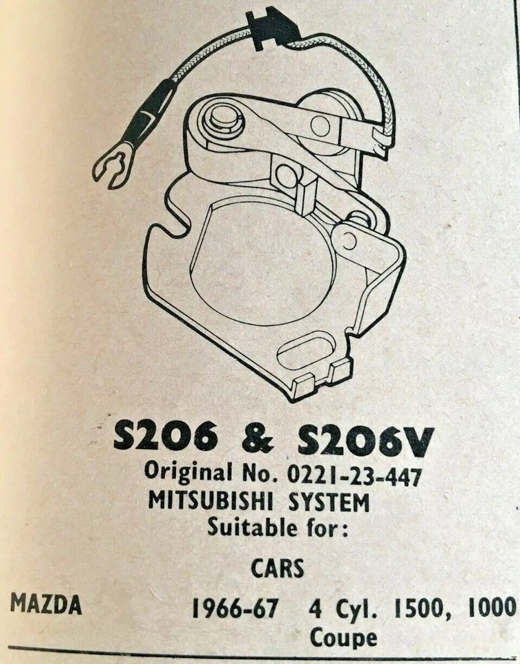 Mazda 1000 1966 1967, cupé, 1500 puntos de distribución Foto 1 de 1