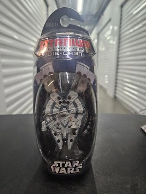 Nuevo Galoob Star Wars Titanium Limited Die Cast Episodio III Halcón Milenario Foto 1 de 4