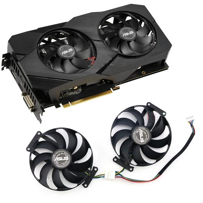 ASUS Geforce GTX1650 GTX1660 SUPER Dual Fan Replacement 6Pin FDC10H12S9-C R261 - Image 1 of 4