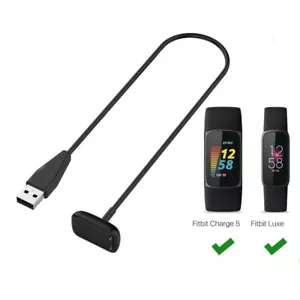 USB Magnetic Charging Cable Charger For Fitbit Luxe / Charge 5 / Charge 6 (1M) - Picture 1 of 11