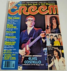 Vintage CREEM Classic Rock Magazine May 1979 Alice Cooper Elvis Costello - Bild 1 von 5