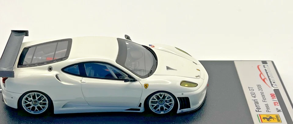 TECNOMODEL Ferrari F430 GT Fiorano 2006 TLA04B 1:43 ecualización a BBR MR TheTinyCars Foto 1 de 4