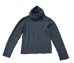 BONPOINT GRAY CASHMERE FUNNEL NECK PULLOVER  SWEATER, WOMEN / TEEN  XS, NWOT - Picture 1 of 4