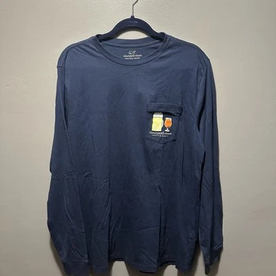 Vineyard Vines Crafts & Draft long sleeve L with pocket - Image 1 of 4