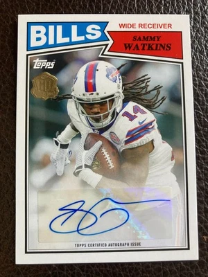 2015 Topps Rookie Auto 1987 autógrafo retro Sammy Watkins/25 raro Foto 1 de 2
