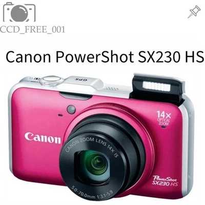 Canon PowerShot SX230 HS 12,1 MP CMOS-Digitalkamera 14-facher Bildzoom Rosa - Bild 1 von 4