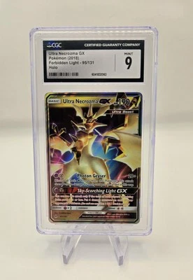 2018 Pokemon Ultra Necrozma GX Forbidden Light #95/131 Full Art CGC 9  - Image 1 of 2