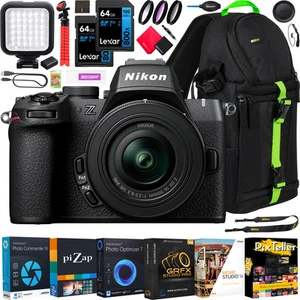 Nikon Z50II Mirrorless Camera 4K DX + 16-50mm VR Lens Kit + Accessories Bundle - Picture 1 of 10