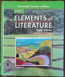 Holt Elements of Literature, Sixth Course, Annotated Teacher's Edition - Picture 1 of 2