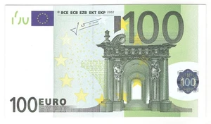 ITALY 100 Euro 2002 UNC P:12s prefix S / J.C. Trichet - Picture 1 of 2