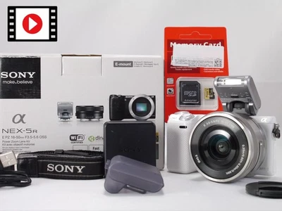 ⏯ SONY Alpha NEX-5R 16.1MP Camera w/ E PZ 16-50mm F3.5-5.6 OSS Lens [5034 Shots] - Image 1 of 4